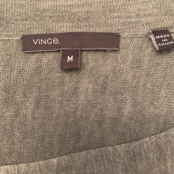 SZ M Vince Oversized Gray Sweater Dress - Picture 3 of 4